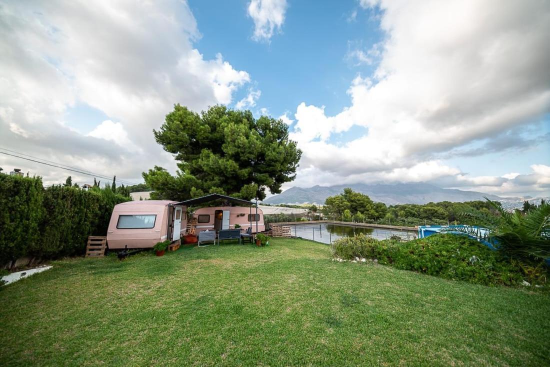 Caravana- Glamping Casa Tortuga La Nucía Exteriör bild