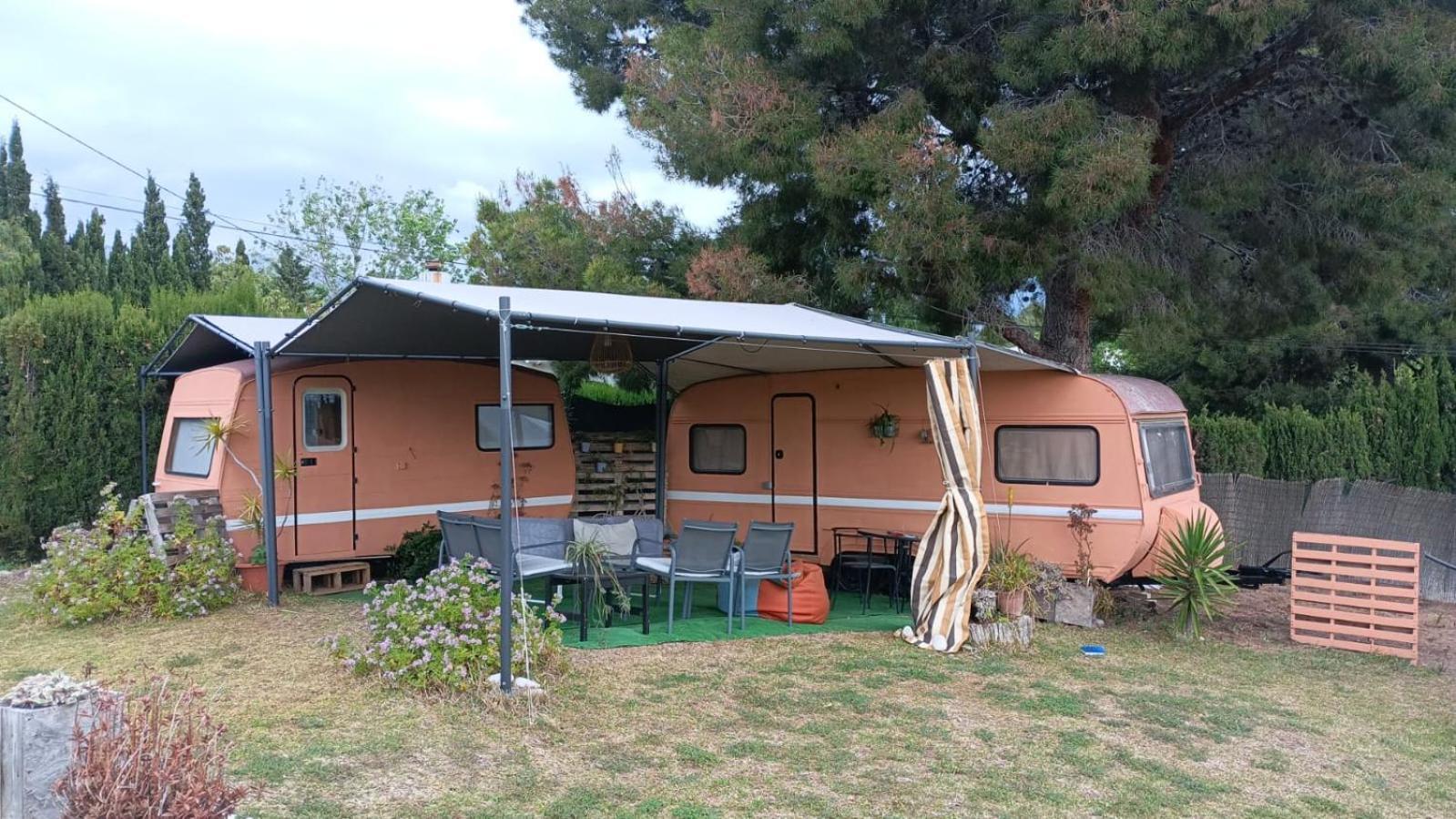 Caravana- Glamping Casa Tortuga La Nucía Exteriör bild